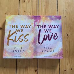 Band 1: The way we kiss
Band 2: The way we love

Beide Bücher wurden vorsichtig gelesen und befinden sich in einem sehr guten Zustand. Verkauf nur zusammen. Preis für beide zusammen. Kein PayPal. Kein Tausch.