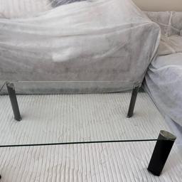 Clear glass coffee table, comes from smoke/pet free home. 
Collection only. 
Free!