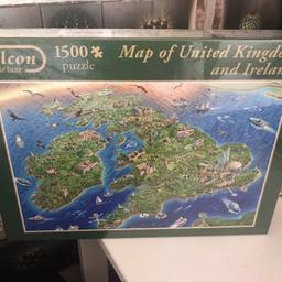 THIS IS FOR A MAP OF THE UNITED KINGDOM AND IRELAND JIGSAW PUZZLE

WAS AN GIFT THAT WAS NEVER USED - STILL SHRINK WRAPPED

PLEASE SEE PHOTO