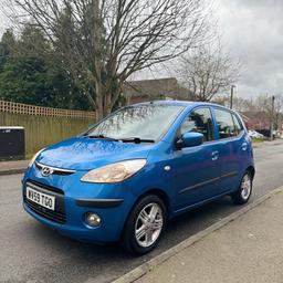 2009 Hyundai i10 1.2 Petrol, 54K Miles, Manual, 1 Key

Car has features such as:
Alloys wheels 
Central Looking Remote Control
Radio CD 
Front and Back Electrical Windows 
Sunroof 
Heated seats 

✅Ideal 1st car 

Overall, Car drives spot on and drives as it should with no issues. Walk around videos are available too upon request.