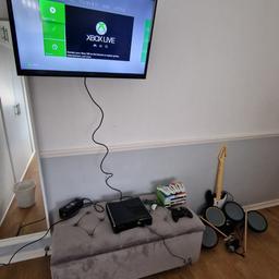Xbox 360s. Fully working. Comes with 1 controller, 7 games including rockband. Also includes rockband accessories including drums, sticks, guitar & microphone. Missing 1 part of drum stand. Scene it game includes 4 remote controls.
Collection only from St Helens WA10