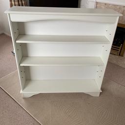 2white narrow shelf bookcases ideal for small book collections or displays
