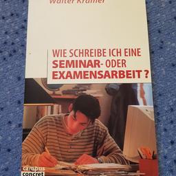 Hilfreiche Tipps zum Schreiben. "wie schreibe ich meine Seminar- Examensarbeit?"
Walter Krämer 