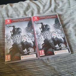 I have 2x copies of assasins creed 3 remastered for the Nintendo switch. £5 each