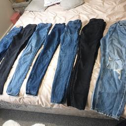 ladies teens jeans bundle size 8 vgc new look zara some jeans1 pair jeggings bargains pairs in total pick up s63