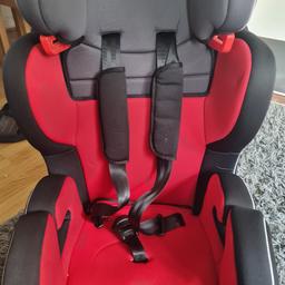 Halfords Group 1/2/3 Child Car Seat - Black, Red & Grey

Suitable for 15 months to 12 years old Approximately
Forward facing car seat
Side impact protection
No rethread harness
10 adjustable headrest positions
Suitable for child height 70

￼￼

Suitable for 15 months to 12 years old Approximately

Forward facing car seat

Side impact protection

No rethread harness

10 adjustable headrest positions

Suitable for child height 70 to 135cm

Keep your little one safe on their travels with the Halfords Group 1/2/3 Child Car Seat. Suitable for use from approx. 15 months to 12 years old, this child seat adapts to your child as they grow, eventually becoming a high back booster when they reach 15kg.

Designed with safety, comfort, and ease of use in mind, this forward facing car seat offers headrest height adjustment, no rethread harness and side impact protection from head-to-hip. Featuring breathable fabrics and a removable seat cover.