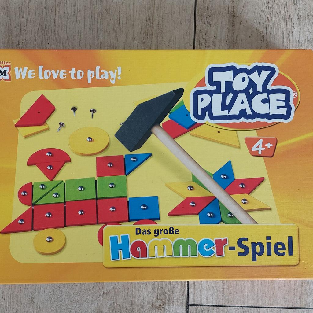 verkaufe das Hammer-Spiel von Toy Place, ab 4 Jahren. 4,--€. Versand bei Übernahme der Versandkosten möglich. Privatverkauf