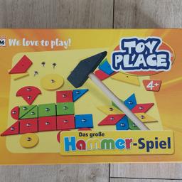verkaufe das Hammer-Spiel von Toy Place, ab 4 Jahren. 4,--€. Versand bei Übernahme der Versandkosten möglich. Privatverkauf
