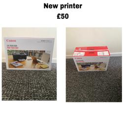 New Canon printer 

Functions
Wireless, Print, Copy, Scan, Fax & Cloud Link.

Dimensions (W x D x H)
approx. 435 x 295 x 189 mm