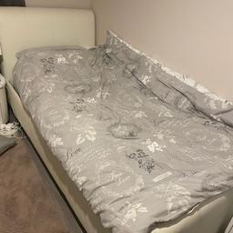 White faux leather single bed in very good condition and no damage.

2 beds available at £110 each and comes with mattress. I am open to reasonable offers.

Collection from Mile End E3.

Will be dismantled and ready to collect.

Please note the building has no lifts and will be a first floor collection.