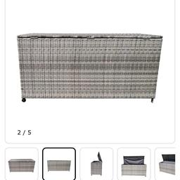 Brand new in box

Brand:
Malay Deluxe
Type:
Ottoman Storage Bench
Colour:
Grey
Height:
80 cm
Material:
Polyethylene Steel
Width:
156 cm
Depth:
63 cm
