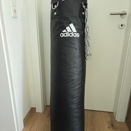 Adidas Boxsack unbenutzt!
120 cm hoch / Durchmesser 30cm
27.5kg schwer