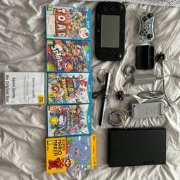 Wii U console with 7 games and two extra controllers.
Game pad has a dent in it but can’t be seen when using and doesn’t affect the play.
Has been factory reset.
All cables included but unfortunately can’t find the box.
Open to any questions and sensible offers.