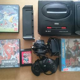 Sega megadrive and Sega mega cd with games. just needs a TV lead and you're good to go
collection Crofton wf4 area