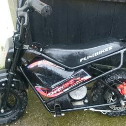 monkeybike for spares repairs.
electric motor is in working order

no offers

Collection Crofton wf4 area