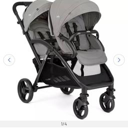 Bought but barely used! Used max 4 times. In very good condition (still have tags etc if needed).

Pushchair specifications:

Weight 10.5kg.
Age suitability: from birth to 15kg (approx 3 years).
Folding specifications:

1 hand flat fold.
Freestanding when folded.
Folded size L97.2, W57.5, D39.9cm.
General information:

Multi recline positions.
1 hand recline adjustment.
Forward facing seat.
5 point harness.
Lockable front swivel wheels.
Handle height 100.5cm.
Dual wheel suspension.
Adjustable leg rest.
Compatible with On rear seat only.
Aluminium chassis.
Pushchair accessories included:

Raincover.
Removable washable cover.
Shopping basket.
Bumper bar.
Detachable bumper.
Detachable hood.
Chest pads.

RRP: £240