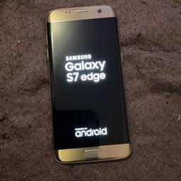 Samsung galaxy s7 edge 32 gb unlocked excellent condition one small scratch on the screen good working order no cracks