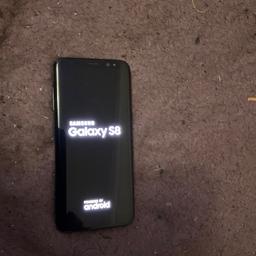 Samsung galaxy s8 64 gb unlocked good working order screen is light burnt 
No cracks