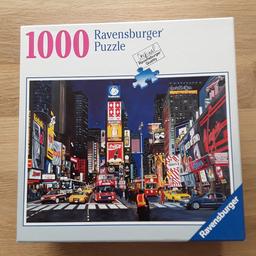 Ich verkaufe ein sehr guterhaltenes und vollständiges Ravensburger Puzzle
1000 Teile
Times Square New York