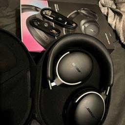 Brand new, they go for £379.95 in Argos. Unwanted gift, Comes with case, cables that haven't been opened yet. Quality headphones, check Argos for features!