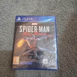 brand new unopened ps4 spiderman miles morales game.

son was bought 2 for Christmas. 

possible local delivery.