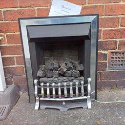 Black Beaufort electric Fire. Comes with Manual