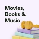 Movies, Books & Music