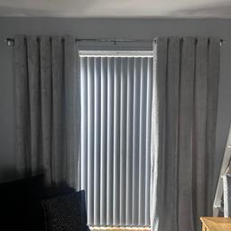 Grey teddy fleece curtains brand new only had them up couple of days… 66 wide 90 long… will deliver if local..