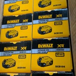 Dewalt 18v Xr 5.0 Ah Batteries
New Still in Box
Price per unit
6 Available
Half price on retail