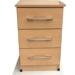 Any Question or Want to Collect. plz call or text message on 07496935050 for immediate reply for collection.
3 Drawer Bedside Chest is an ideal place to sit a lamp or rest a book. it is enhanced with sleek metal handles. The drawers are set on easy glide metal runners and come in handy to store magazines and phone chargers.
Made of wood effect.
Metal handles.
3 drawers with metal runners.
Dimensions:
Size H64, W38, D40cm.

Fully assembled.

Collection Address
A to Z Furniture UK Ltd
Unit 1b,
Rear Off 1-3 Formans Road,
Sparkhill,
Birmingham,
B113AA
United Kingdom