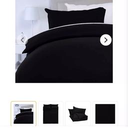 Microfibre Duvet Set, Black, 230 cm / 220 cm /2 pillow cases 50x80.


Made of 100% light (85gsm) polyester microfiber for

exceptional softness Wrinkle-resistant fabric: hidden

button closure on the duvet cover to secure the duvet in

place; Pillowcase with flap Easy to care for - Machine

wash warm with similar colours (up to 40°C), no bleach,

tumble dry low Dimensions: Duvet Cover - 230 x 220 cm,

pillow cases - 50 x 80 cm each