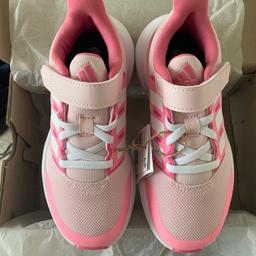 adidas Pink Sportswear Fortarun
2.0 Cloudfoam Elastic Lace Top
Strap Kids Trainers
Brand new in original box