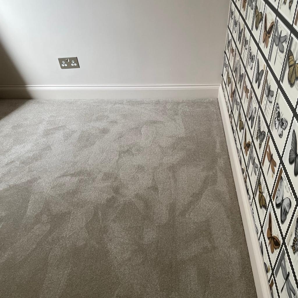 I purchased a carpet remnant and only needed half of it fitting. The piece left is 6ft 10 inches (2100) by 8ft (2400) which might be suitable for someone to use in a bedroom or hallway maybe? Really good pile with the colour detailed as beige. Rolled & ready to be collected from Hillmorton area of Rugby.