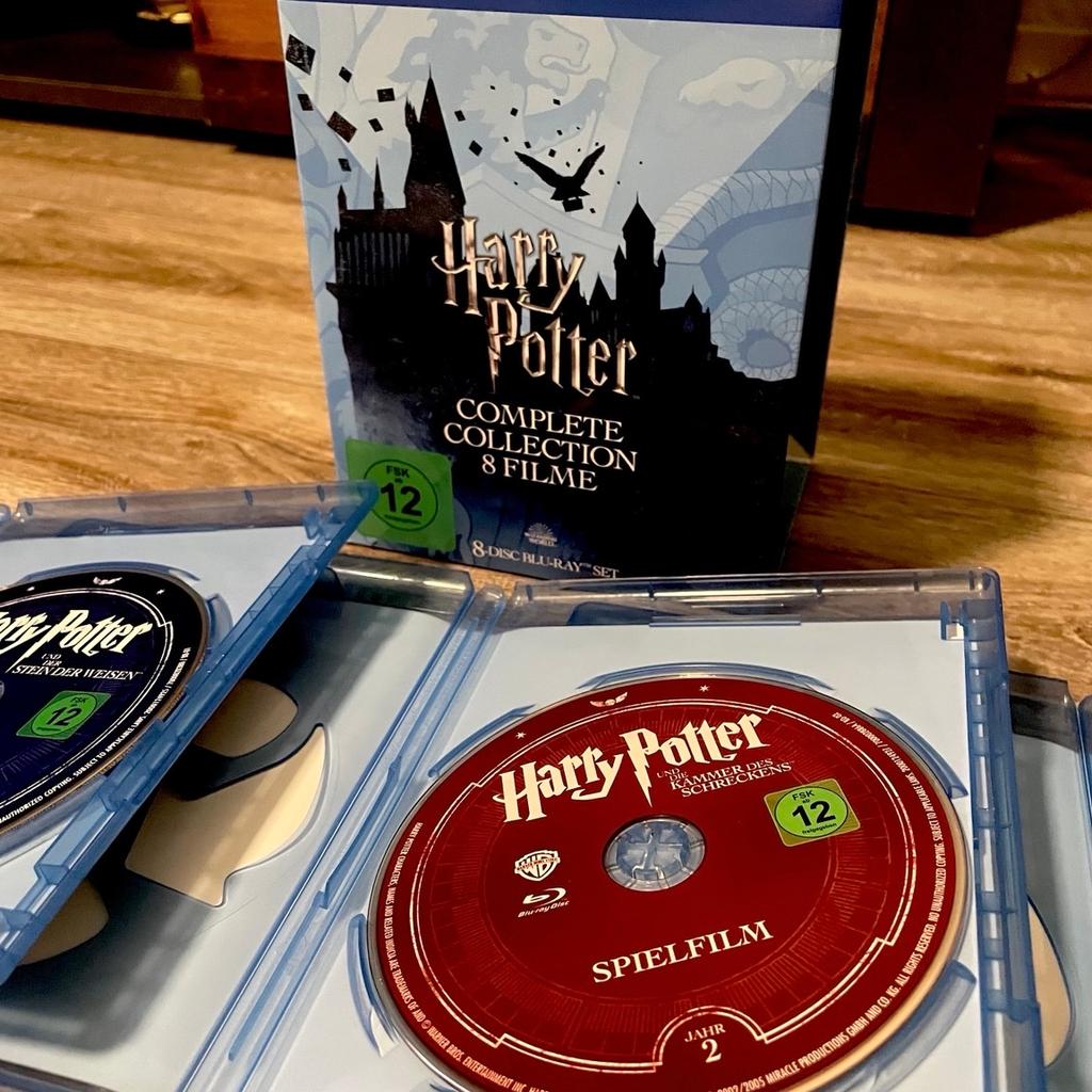 Ich biete hier die komplette Harry Potter Filmsammlung. (Blu-Ray)

Versand ist möglich (Versandkosten werden extra berechnet).
Zahlung wird nur über PayPal akzeptiert.

Privatverkauf, keine Gewährleistung