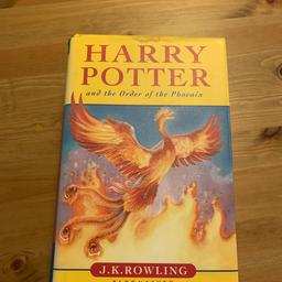 Harry Potter and the order of the phoenix first edition