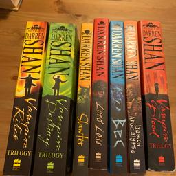 Darren Shan book set 7 books included all in excellent condition