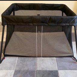 Brand New in the bag
BabyBjorn travel cot
Super easy to put up and take down
Light weight
Mattress included
Also New and boxed fitted BabyBjorn sheets
Travel cot and play pen in one
From a pet and smoke free home
Happy to post at extra cost £10
Collection DE23 3BH