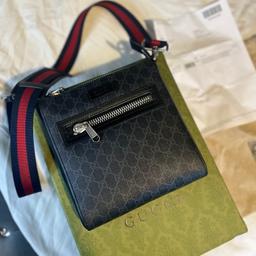 Mens Gucci Bag for sale, this comes with all its original Packaging, i have also provided proof of purchase.

This is in perfect condition coming from a smoke free home.

This was brought directly from the Gucci website a couple months ago for £840.00