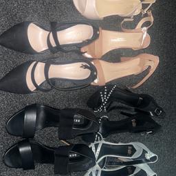 Looking for a stylish and sophisticated way to complete your outfits? Look no further than this Designer Heels bundle , featuring exquisite pieces from top brands like dkny and , Carvela . This bundle is the perfect way to elevate your wardrobe while saving money.

These heels are all size 5, so you can rest assured that they will fit you perfectly. And with a variety of styles available from different designers in one convenient package, you'll have plenty of options to choose from when you're getting ready for a night out or special occasion.

 You'll exude confidence while turning heads wherever you go.

Don't miss out on this exclusive offer - grab our Designer Heels bundle today at a special discount price!