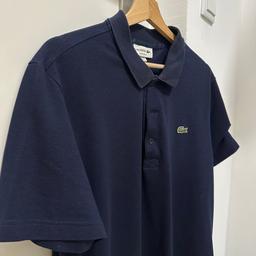 LACOSTE Poloshirt

Farbe Blau

Keine Löcher sowie Flecken!

Größe L

Neupreis 100€