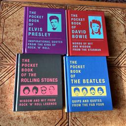 Books,Beatles Rolling Stones Elvis David Bowie