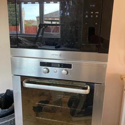 Built in Smeg microwave with grill facility & whirlpool single oven - (light needs replacing) collection from Stockton