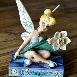 Disney Traditions Tinkerbell December Birthstone Turquoise very rare figurine in excellent condition. Unfortunately I don’t have the original box but will be well packaged for delivery. Please see my other Disney items for sale