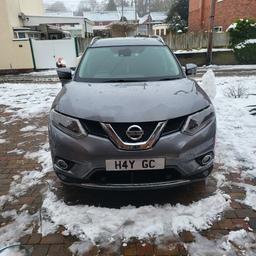 For sale is our 2016 Nissan X-Trail. This is a nice spec which has the 7 seats, keyless entry, keyless start, 360 camera and sensors, opening panoramic roof, sat nav, dab, cruise control, hill start assist, sign recognition, bluetooth etc. so it has everything that you need. We have recently had a new towbar and electrics fitted and it had the cambelt replaced when we bought the car, so really is ready to drive away. I use it daily at the minute covering just over 100 miles per day and have had 0 issues with it, and averages around 50mpg which is excellent for a car this size. Genuine reason for sale is the wife struggles to drive manual since having brain surgery at the start of the year so really need to change for an automatic, we thought she may be able to get on with a manual again but this is just not the case. It has MOT until May 24 and I am confident that it will fly through its next MOT. It has FSH and comes with 2 keys, Private plate will be removed for the sale.