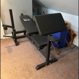 Used once in excellent condition

Includes various weight plates, dumbbells, lifting stool and barbell bar

If you would like more info please message me

Collection from Macclesfield only