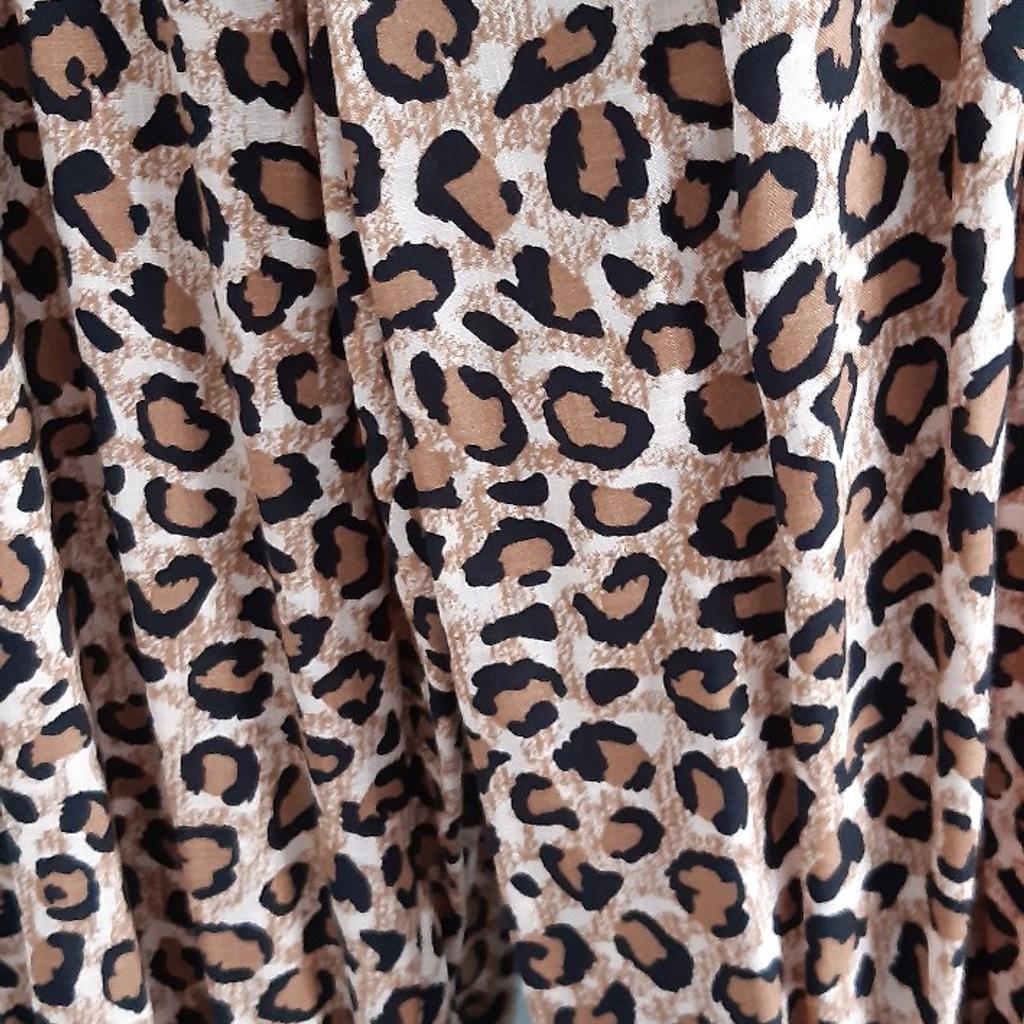 animal print jumpsuit like new size 12 £3 50