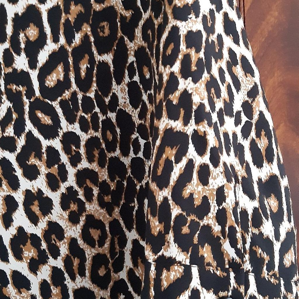 ladies animal print top from F&F as new size 14 £3.50