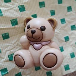 Thun Bear Liliac Heart Limited Edition Made In ITALY Collectors Dream Figurine
