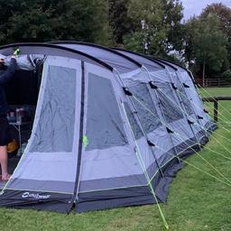 Outwell XL tent with beds, mattress, carpet, table other appliances