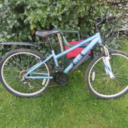 Full working order. 26 inch wheels, 18 gears, front suspension. Aluminium light frame. Have other bikes for sale too- mens, kids, teens,  ask if interested. Helmets for sale too. Fixing bikes too, welcome. Can deliver for fuel money in Bradford